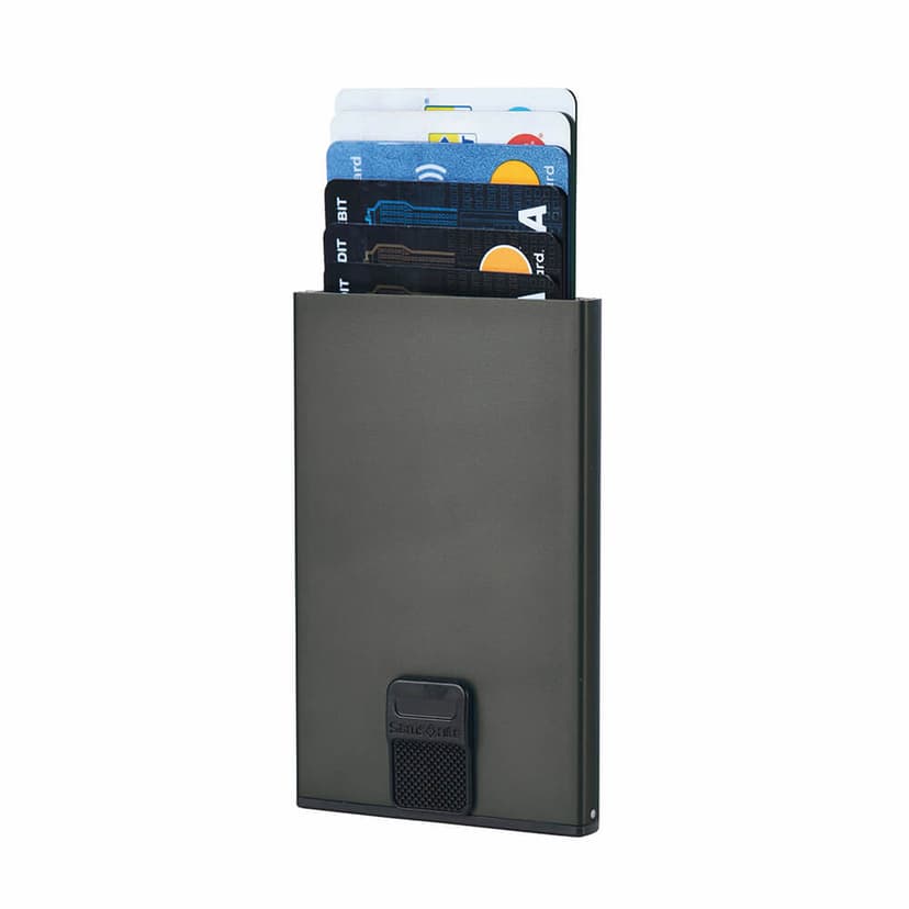 Samsonite AluFit RFID Card Case Slide -korttikotelo, harmaa
