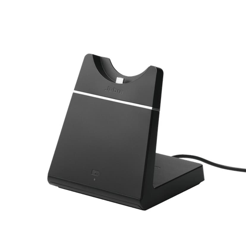 Jabra Evolve 65 SE MS Stand Kuuloke + mikrofoni USB-A, USB-A Bluetooth-sovittimen kautta Optimoitu MS Teamsille Stereo Musta
