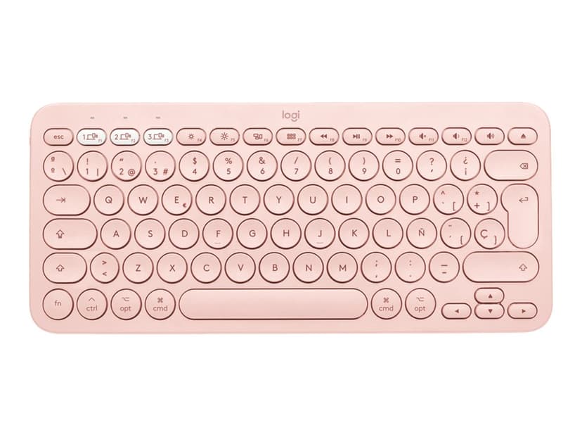 Logitech K380 Multi-Device Bluetooth For Mac Langaton, Bluetooth 3.0 Pohjoismainen (tanska/suomi/norja/ruotsi) Pinkki Näppäimistö