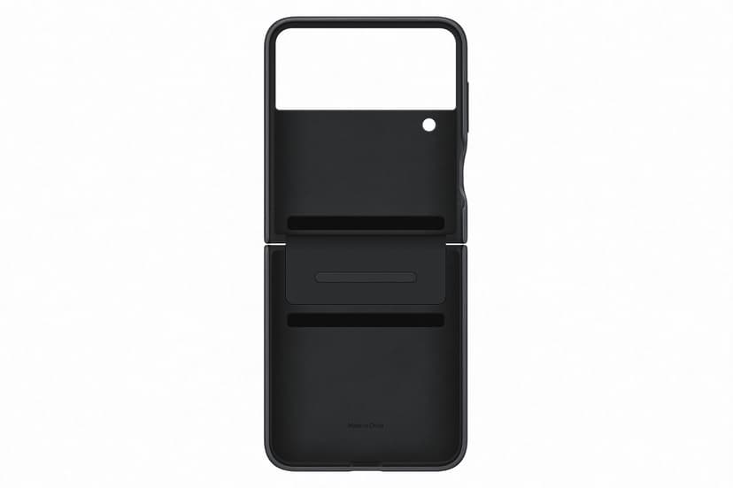 Samsung Flap Leather Cover Samsung Galaxy Z Flip 4 Svart