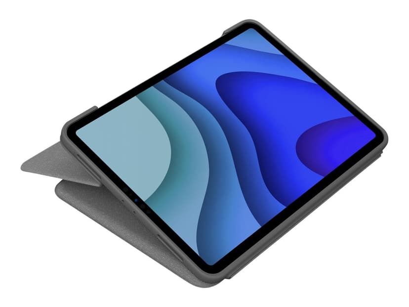 Logitech Folio Touch -For Ipad Pro 11" 1/2/3 & 4 Gen Kablet Pan Nordic Grå Tastatur og folioveske