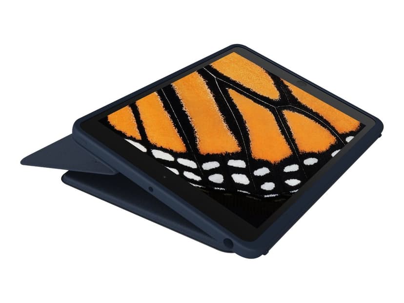 Logitech Rugged Combo 3 Touch for iPad 7/8/9:e Gen Education Langallinen, Apple Smart connector Pohjoismainen Sininen Näppäimistö- ja kalvokotelo