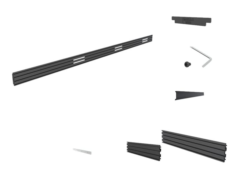 Multibrackets M Pro Series - Triple Screen Rail -kiinnityskisko 348 cm, musta