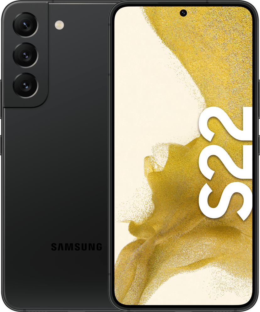 Samsung Galaxy S22 128GB Dobbelt-SIM Fantomsvart