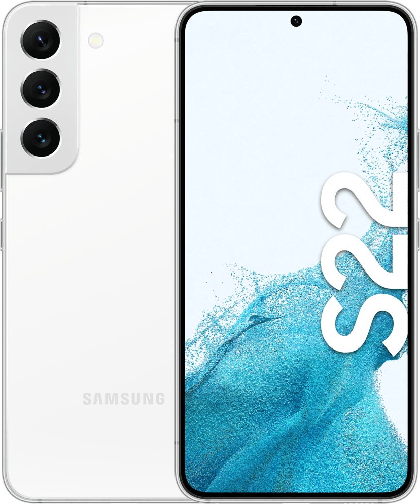 Samsung Galaxy S22 128GB Kaksois-SIM Haamunvalkoinen