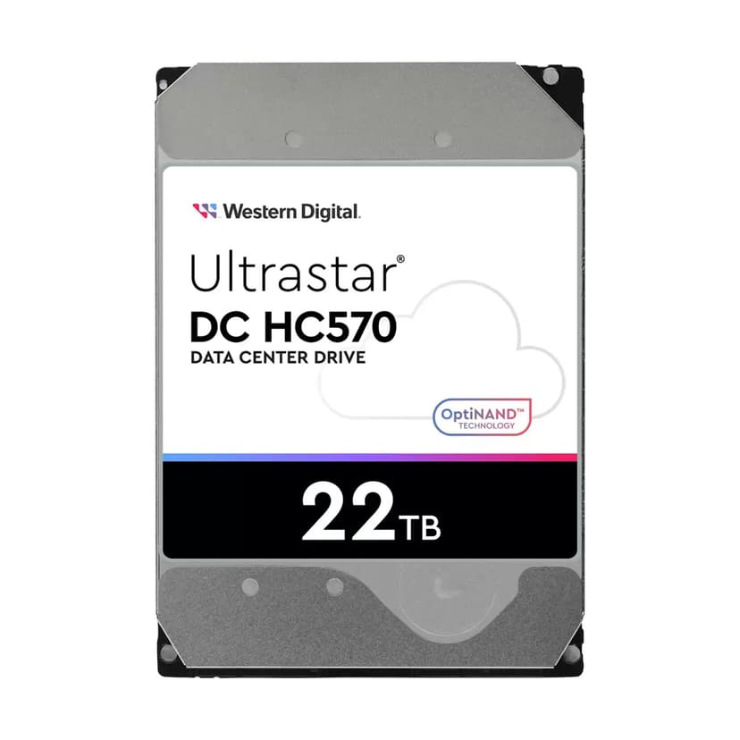 WD Ultrastar DC HC570 22Tt 3.5" 7200kierrosta/min Serial ATA-600