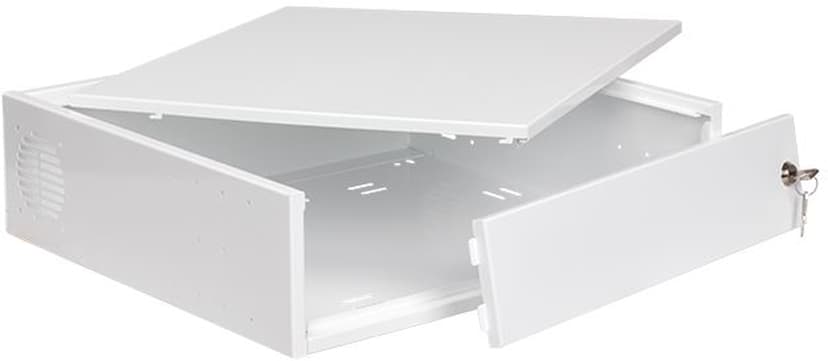 Direktronik Säkerhetslåda för 19" 3U rack eller vägg, vit