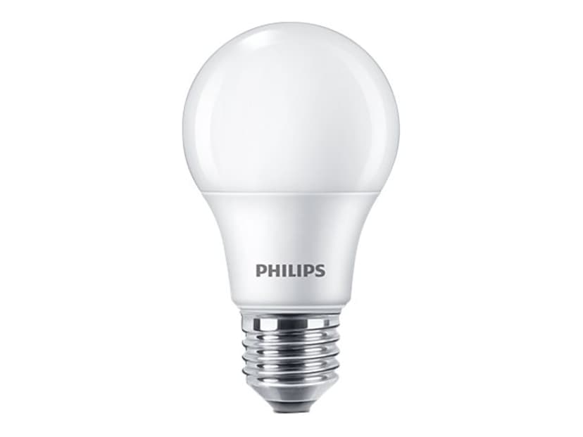 Philips LED E27 Frost 8W (60W) 806 Lumen 4-Pak | Dustinhome.dk