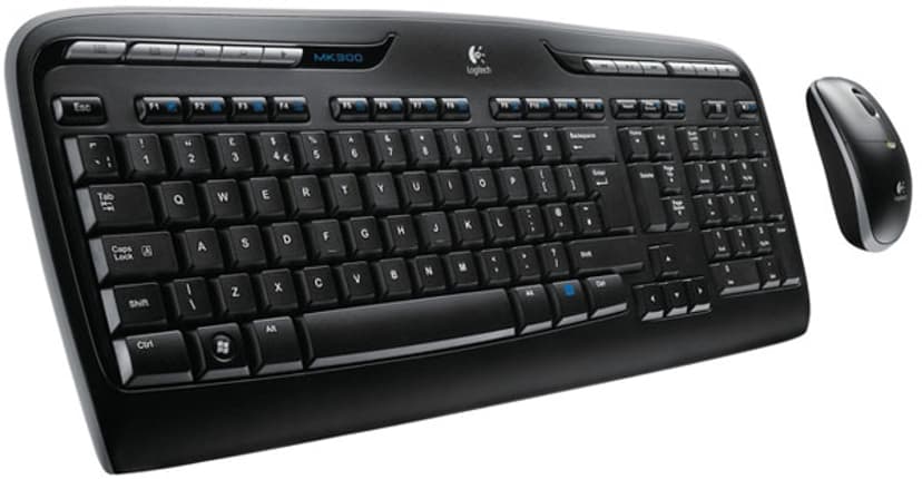 Logitech Wireless Desktop MK300 - tastatur (920-001650) | Dustin.dk
