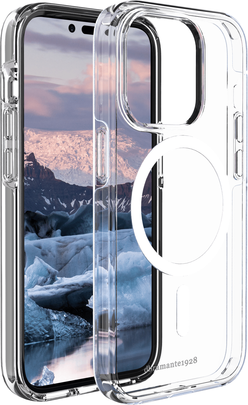 dbramante1928 Iceland Pro Magsafe, 100% kierrätysmuovia iPhone 14 Pro Läpinäkyvä