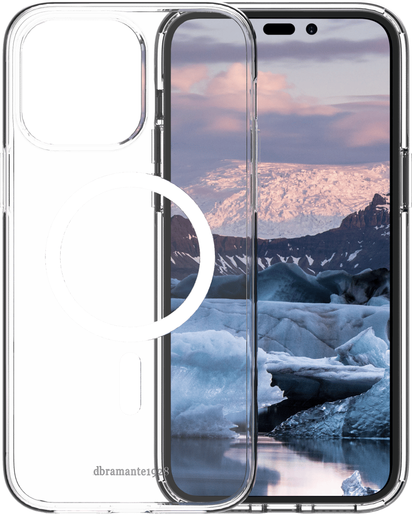 dbramante1928 Iceland Pro Magsafe, 100% kierrätysmuovia iPhone 14 Pro Max Läpinäkyvä