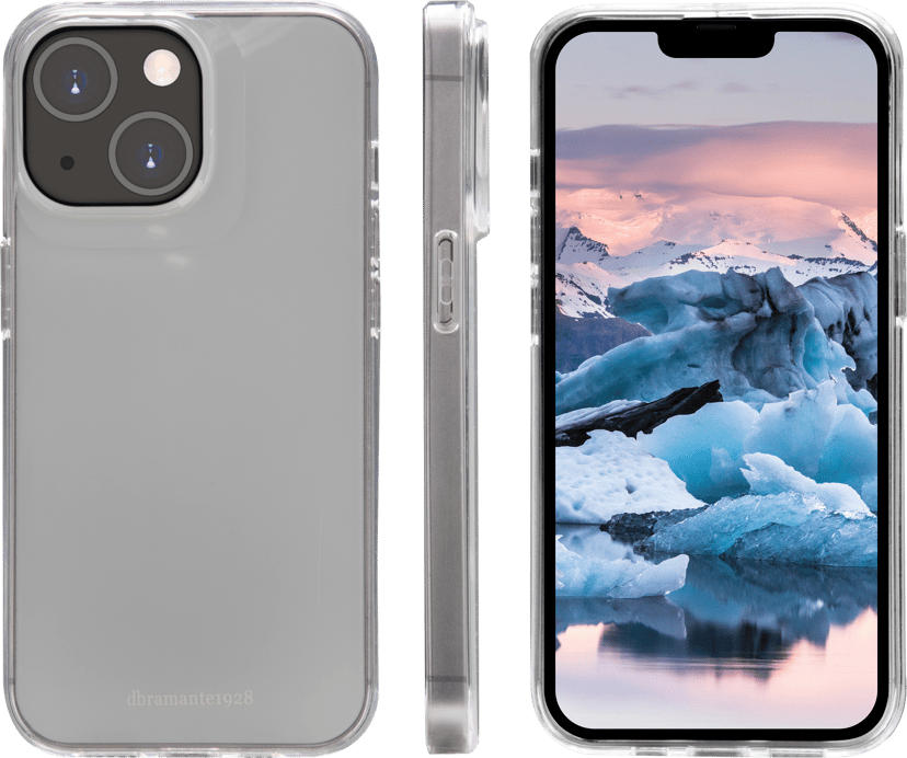 dbramante1928 Greenland, valmistettu 100% kierrätettystä muovista iPhone 14 Pro Läpinäkyvä