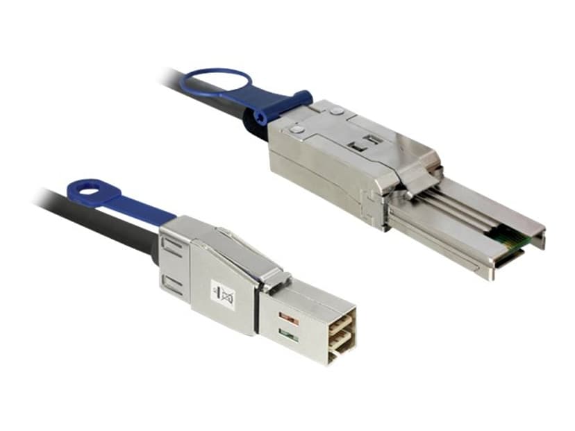 Delock - Extern SAS-kabel 2m 26-pin 4x skärmad Mini MultiLane SAS (SFF-8088) Hane 36 stifts 4x Shielded Mini MultiLane SAS (SFF-8644) Hane