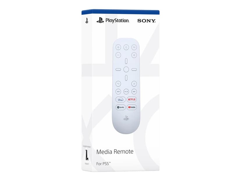 Sony Media Remote - PS5 Hvid