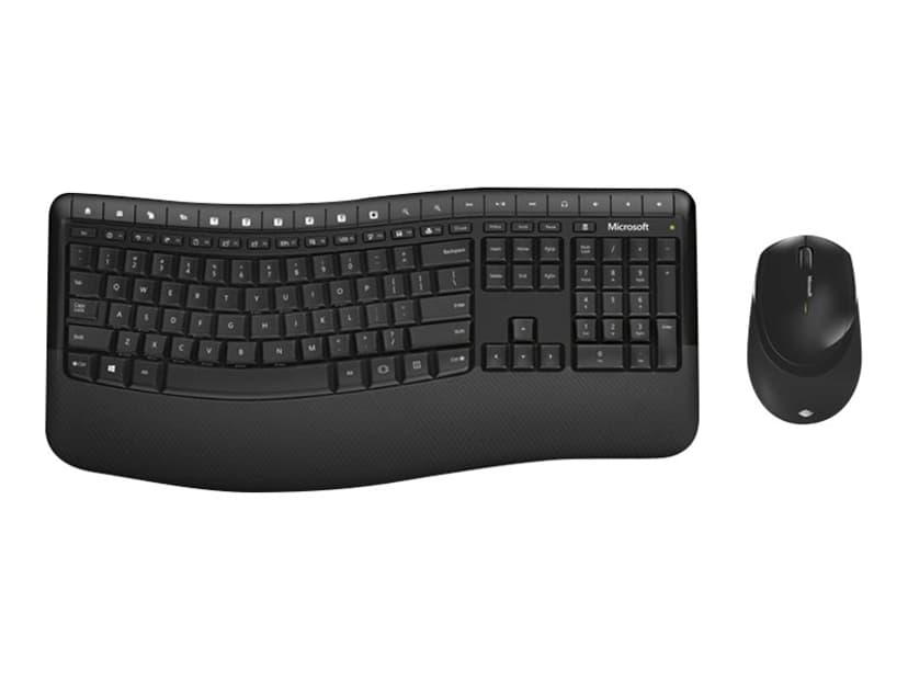 Microsoft Wireless Comfort Desktop 5050 Trådløs Nordisk Tastatur- og mussett