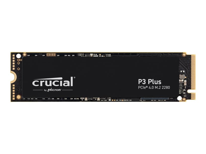 Crucial P3 Plus SSD-levy 4000GB M.2 2280 PCI Express 4.0 (NVMe)