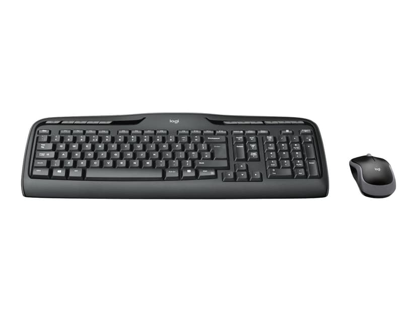 Logitech Wireless Combo MK330 Trådløs Nordisk Tastatur og mus-sæt