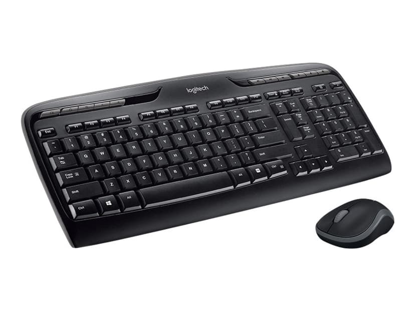 Logitech Wireless Combo MK330 Trådløs Nordisk Tastatur og mus-sæt