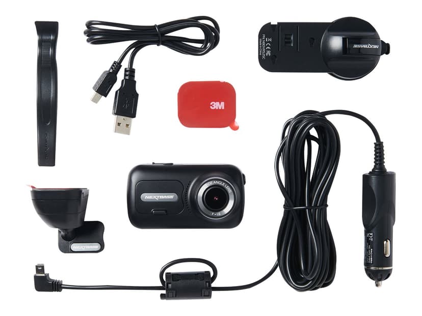 Nextbase 322GW – 1080p-videota tallentava autokamera Musta Musta