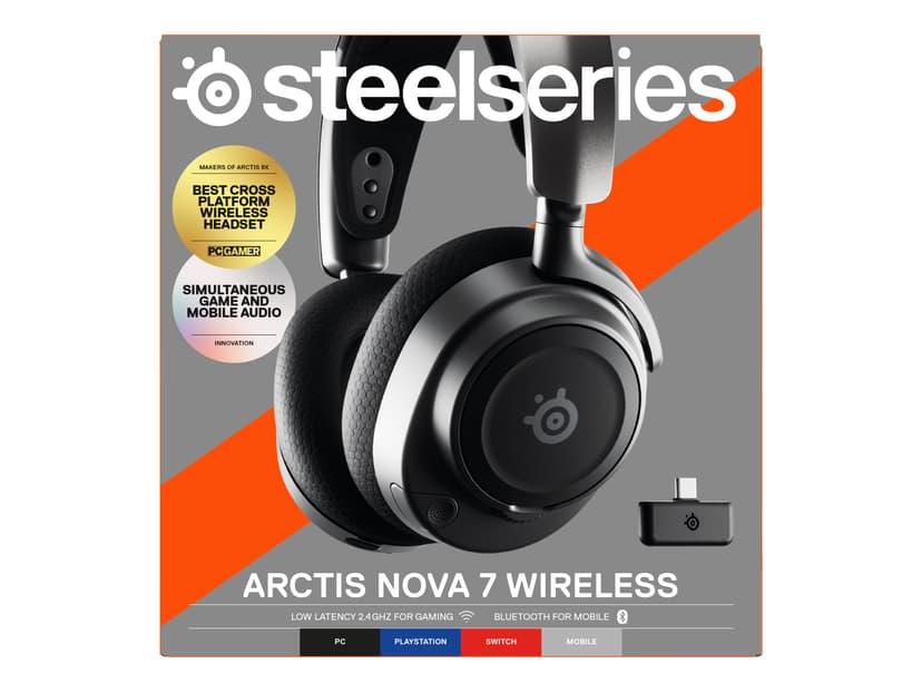 Steelseries Arctis Nova 7 Gaming Headset Kuuloke + mikrofoni Stereo Musta