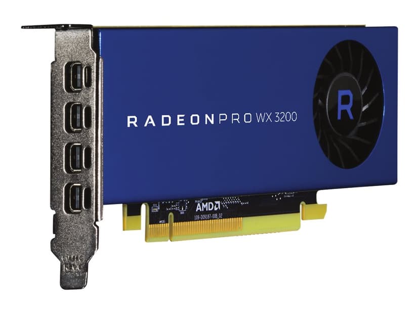 AMD Radeon PRO WX 3200 RETAIL 4GB Näytönohjain