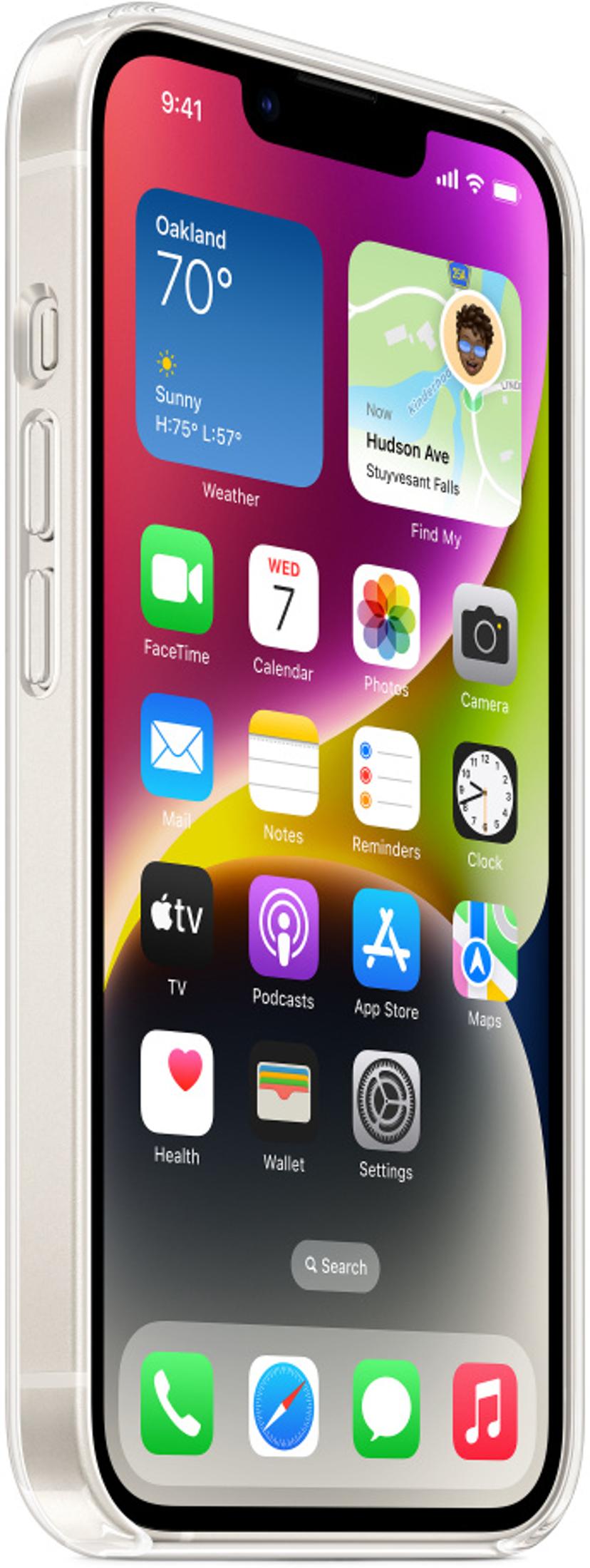 Apple Läpinäkyvä MagSafe-kuori iPhone 14 Läpinäkyvä