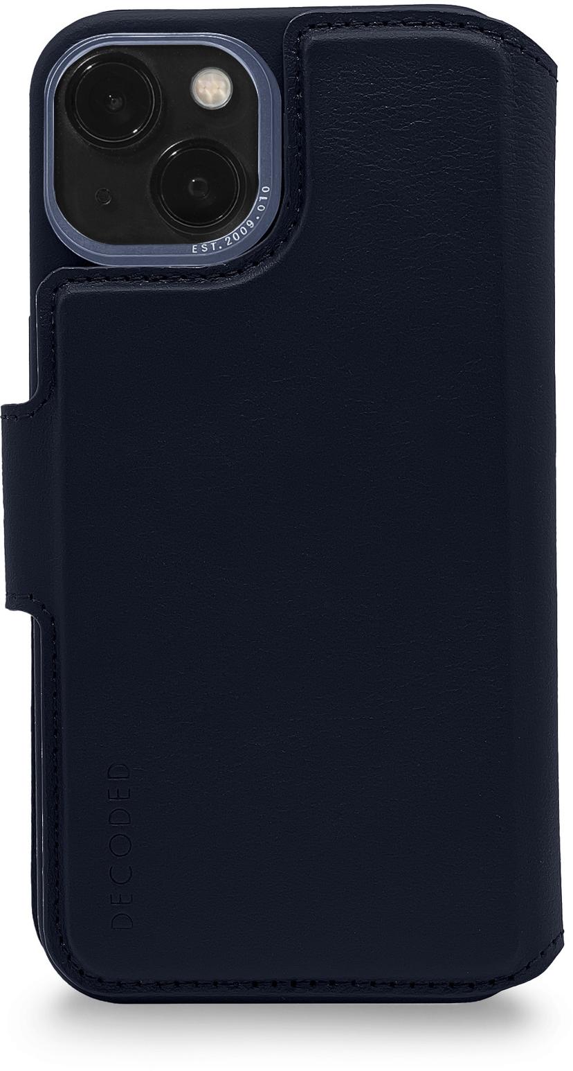 Decoded Leather Detachable Wallet iPhone 14 Plus Laivastonsininen