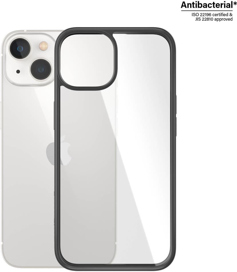 Panzerglass ClearCase Black Edition iPhone 13, iPhone 14 Läpinäkyvä