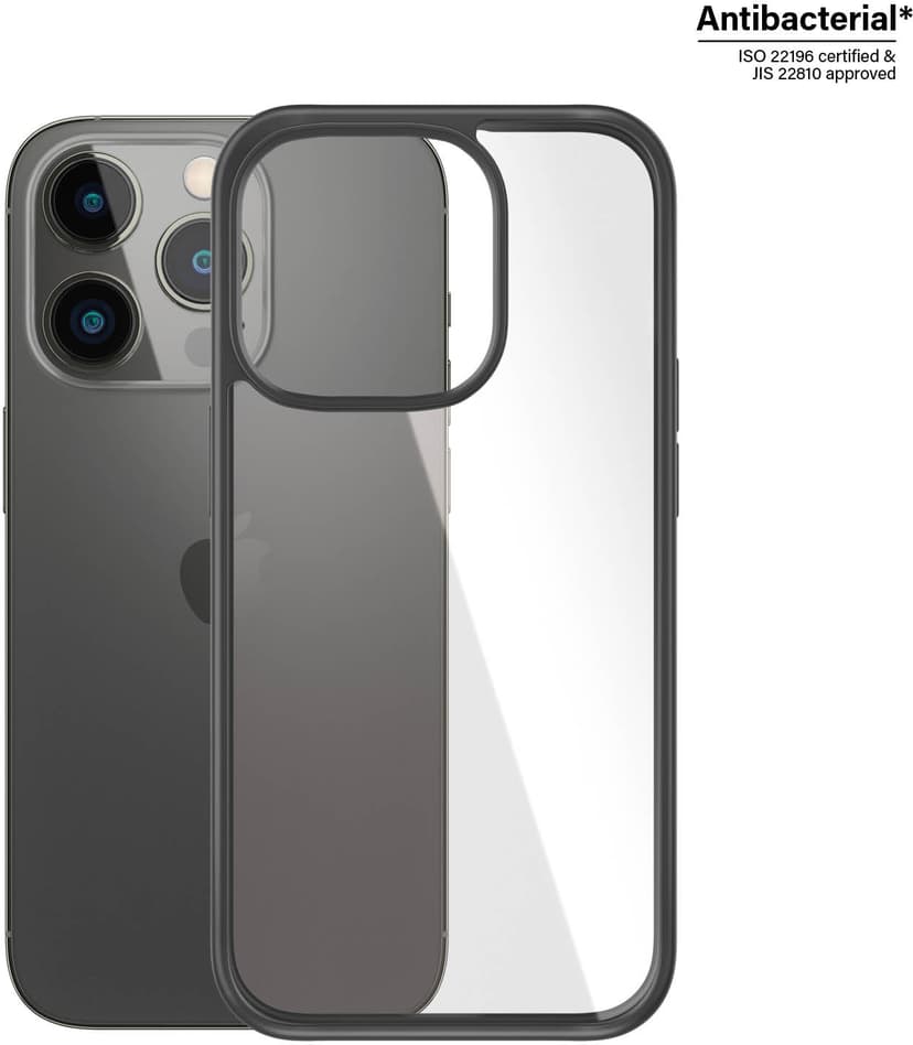 Panzerglass ClearCase Black Edition iPhone 14 Pro Läpinäkyvä