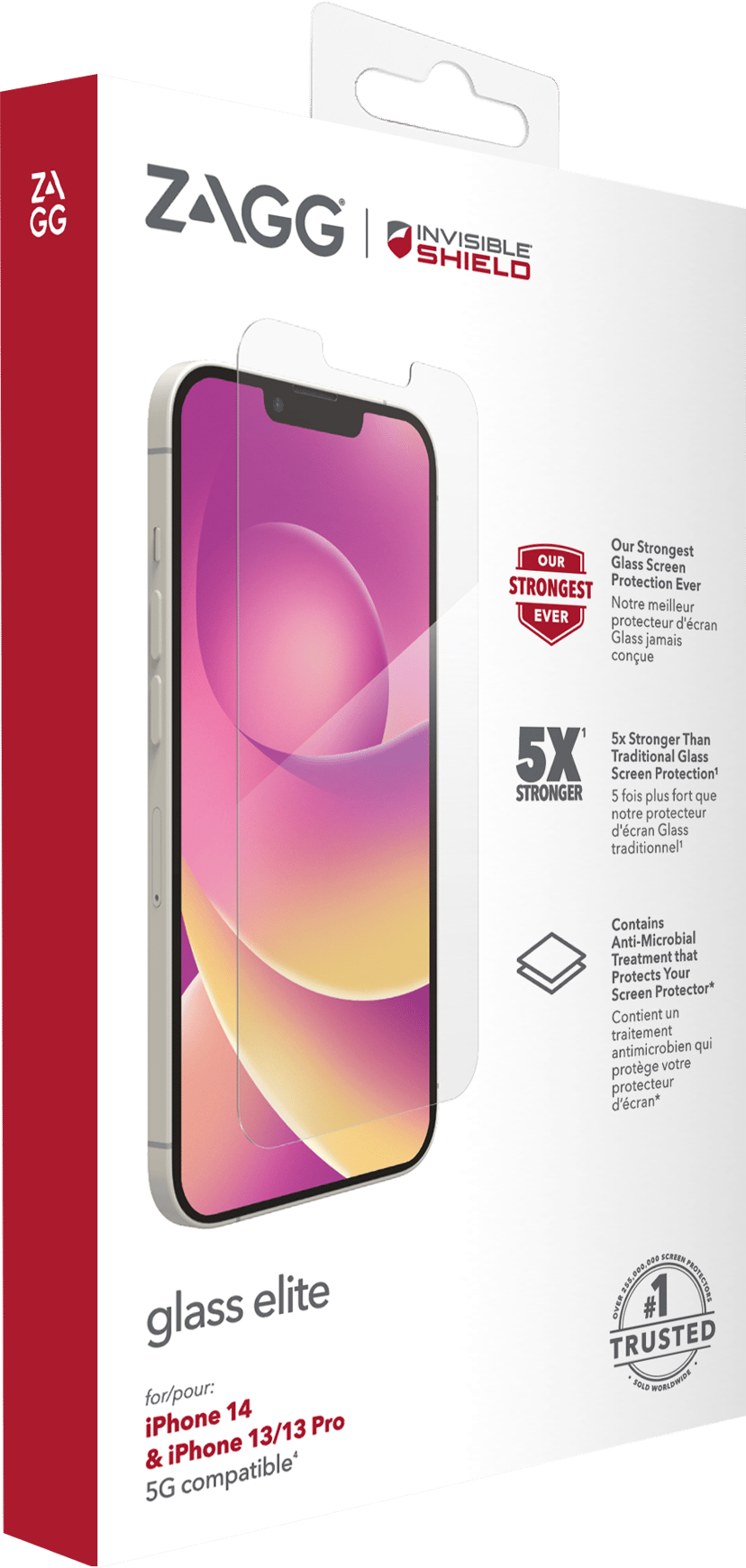 Zagg Invisibleshield Glass Elite iPhone 13 Pro, iPhone 13