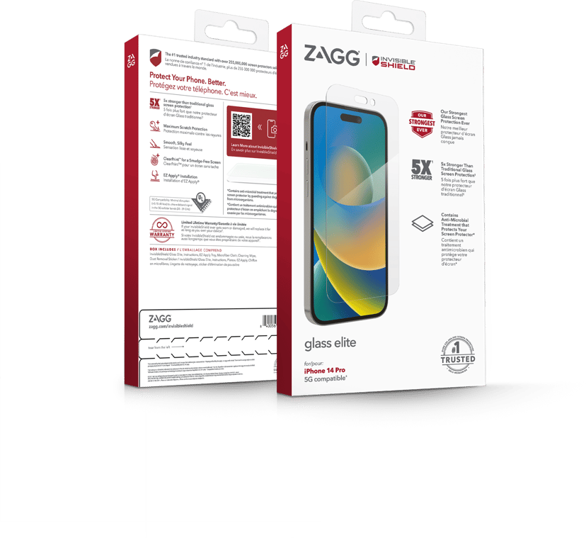 Zagg Invisibleshield Glass Elite iPhone 14 Pro
