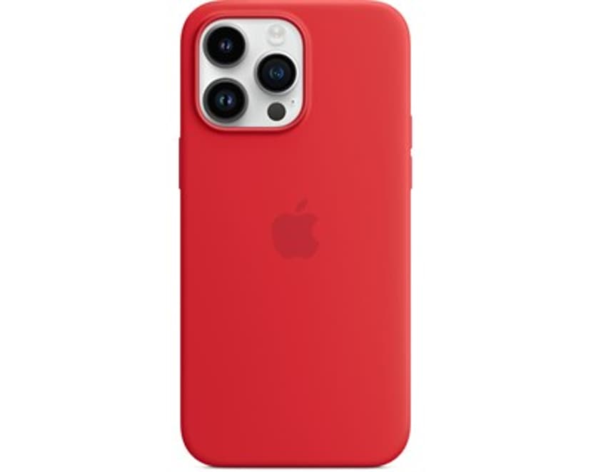 Apple Silicone Case With Magsafe iPhone 14 Pro Max Punainen