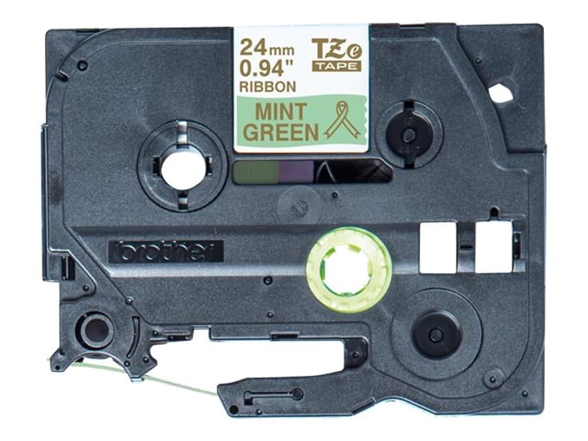 Brother Tape Stoff 24mm TZe-RM54 Gull/Mintgr�nn Satin