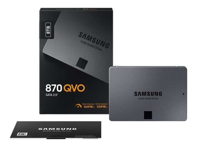Samsung 870 QVO 8000GB 2.5" SATA-600