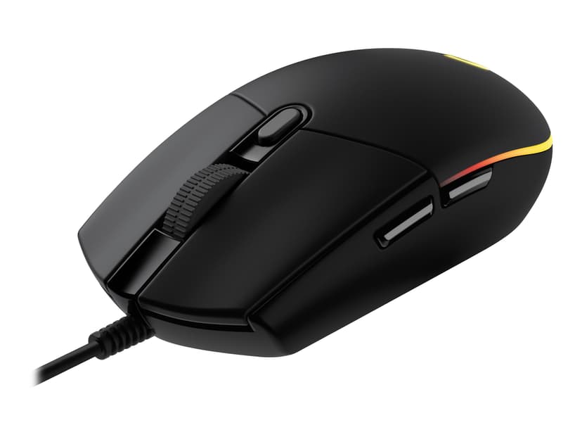 Logitech Gaming G203 LIGHTSYNC Kabelansluten 8000dpi Mus Svart