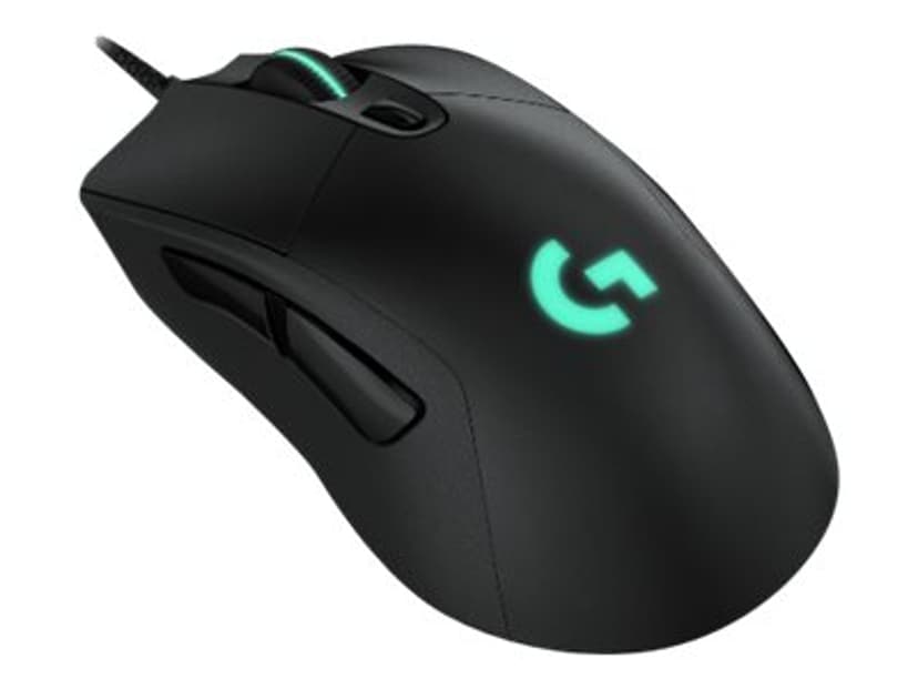 Logitech Gaming Mouse G403 HERO Kabelansluten 16000dpi Mus Svart