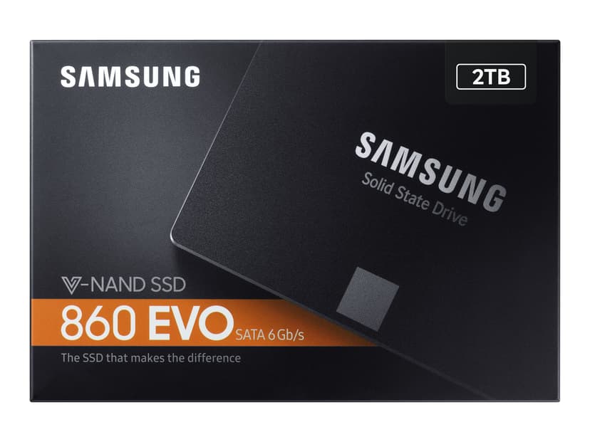 Samsung 860 Evo SSD-levy 2000GB 2.5" Serial ATA-600