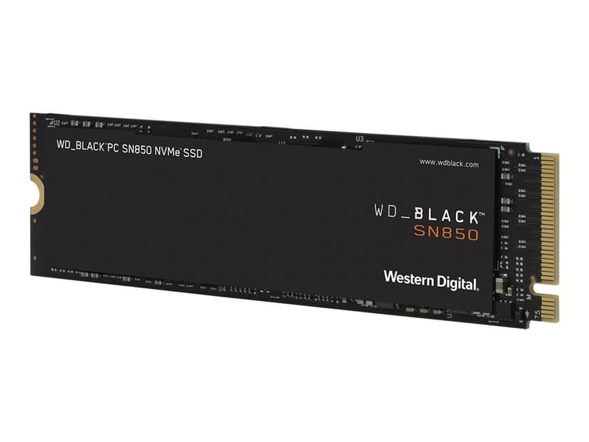 WD Black SN850 SSD-levy 2000GB M.2 2280 PCI Express 4.0 x4 (NVMe)