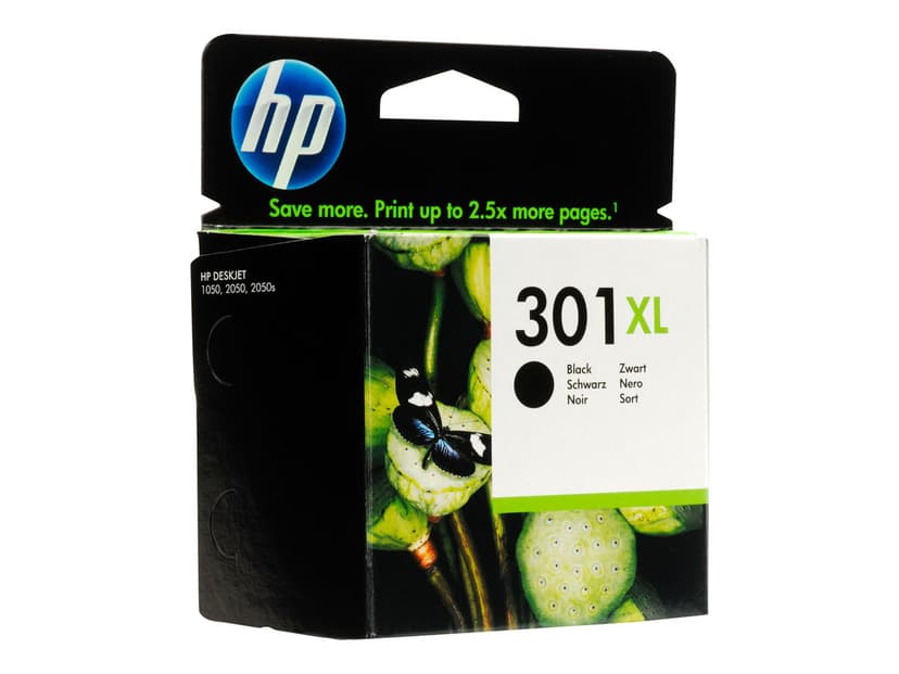 HP Bläck Svart No.301XL - DJ 1000