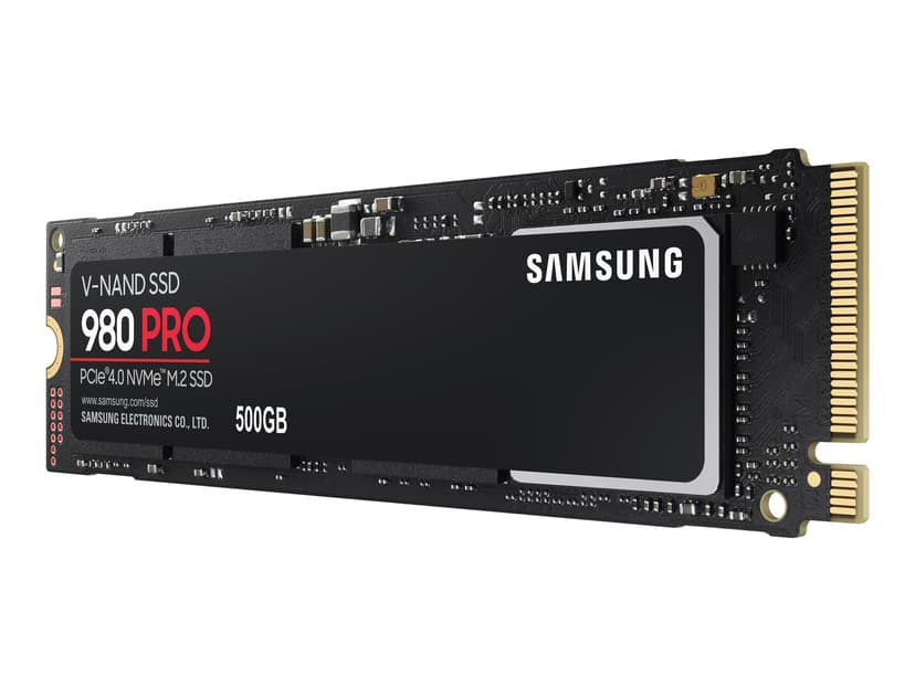Samsung 980 Pro SSD-levy 500GB M.2 2280 PCI Express 4.0 x4 (NVMe)