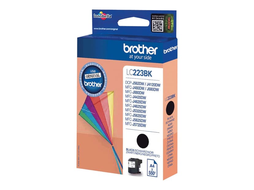 Brother Muste Musta LC223BK, 550-SHEETS
