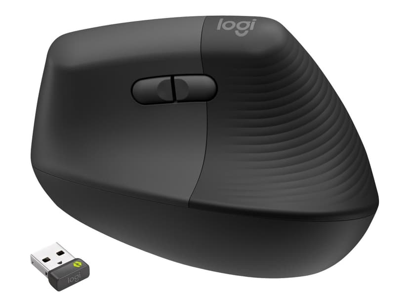Logitech Lift for Business Trådløs 4000dpi Vertikal mus Svart