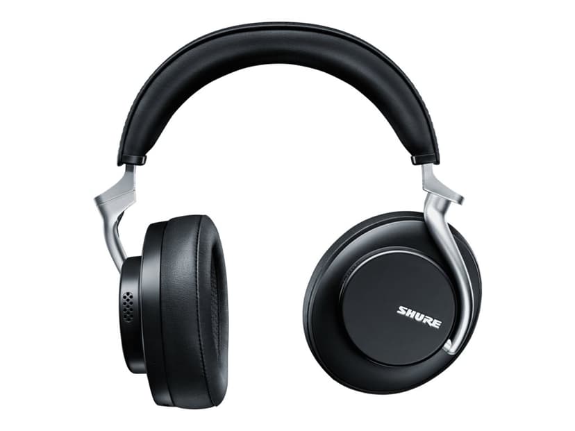 Shure Aonic 50 langattomat kuulokkeet mikrofonilla & ANC Kuulokkeet 3,5 mm jakkiliitin, USB-C Stereo Hopea, Musta