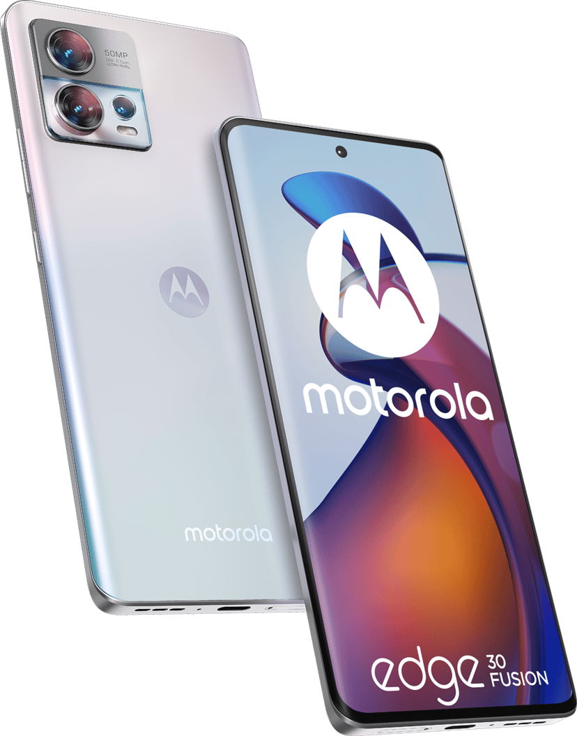 Motorola Edge 30 Fusion 128GB Kaksois-SIM Aurora white