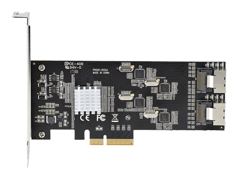 Startech .com 8-ports SATA PCIe-kort PCIe 2.0 x4