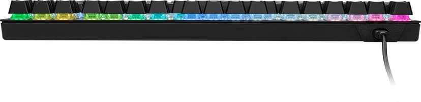 Corsair K60 PRO TKL RGB Langallinen, USB Pohjoismaat Musta Näppäimistö- ja hiiri -pakkaus