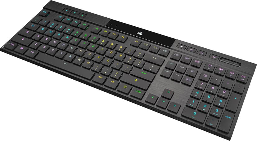 Corsair K100 AIR WIRELESS Kablet, Trådløs Nordisk Svart Tastatur
