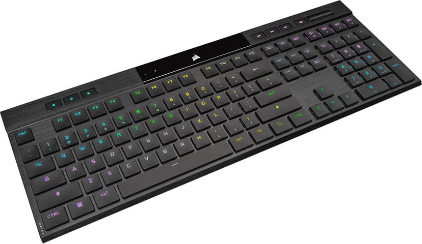 Corsair K100 AIR WIRELESS Kablet, Trådløs Nordisk Svart Tastatur