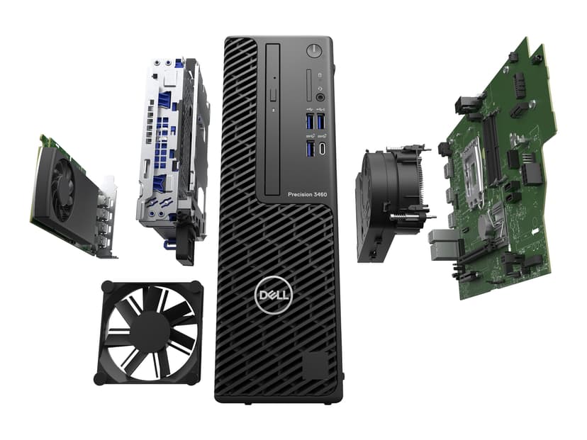 Dell 3460 Small Form Factor Core i7 16GB 512GB SSD T1000