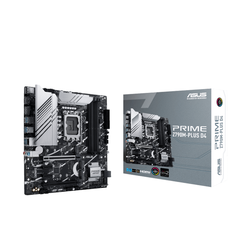 ASUS Prime Z790M-Plus D4 DDR4 Mikro ATX Hovedkort